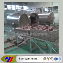 Agua Caliente (Rotary) Tipo Autoclave Sterilizer Retort